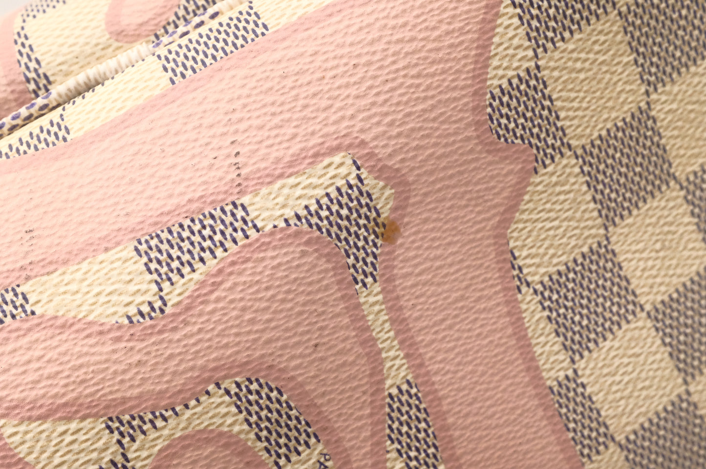 Louis Vuitton Tahitienne Neverfull MM in Damier Azur with Rose Ballerine Canvas