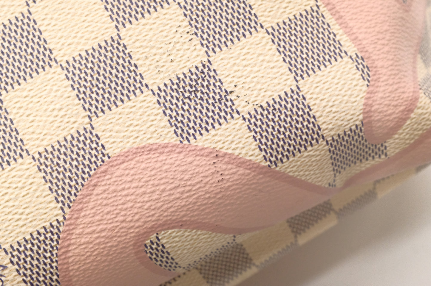 Louis Vuitton Tahitienne Neverfull MM in Damier Azur with Rose Ballerine Canvas