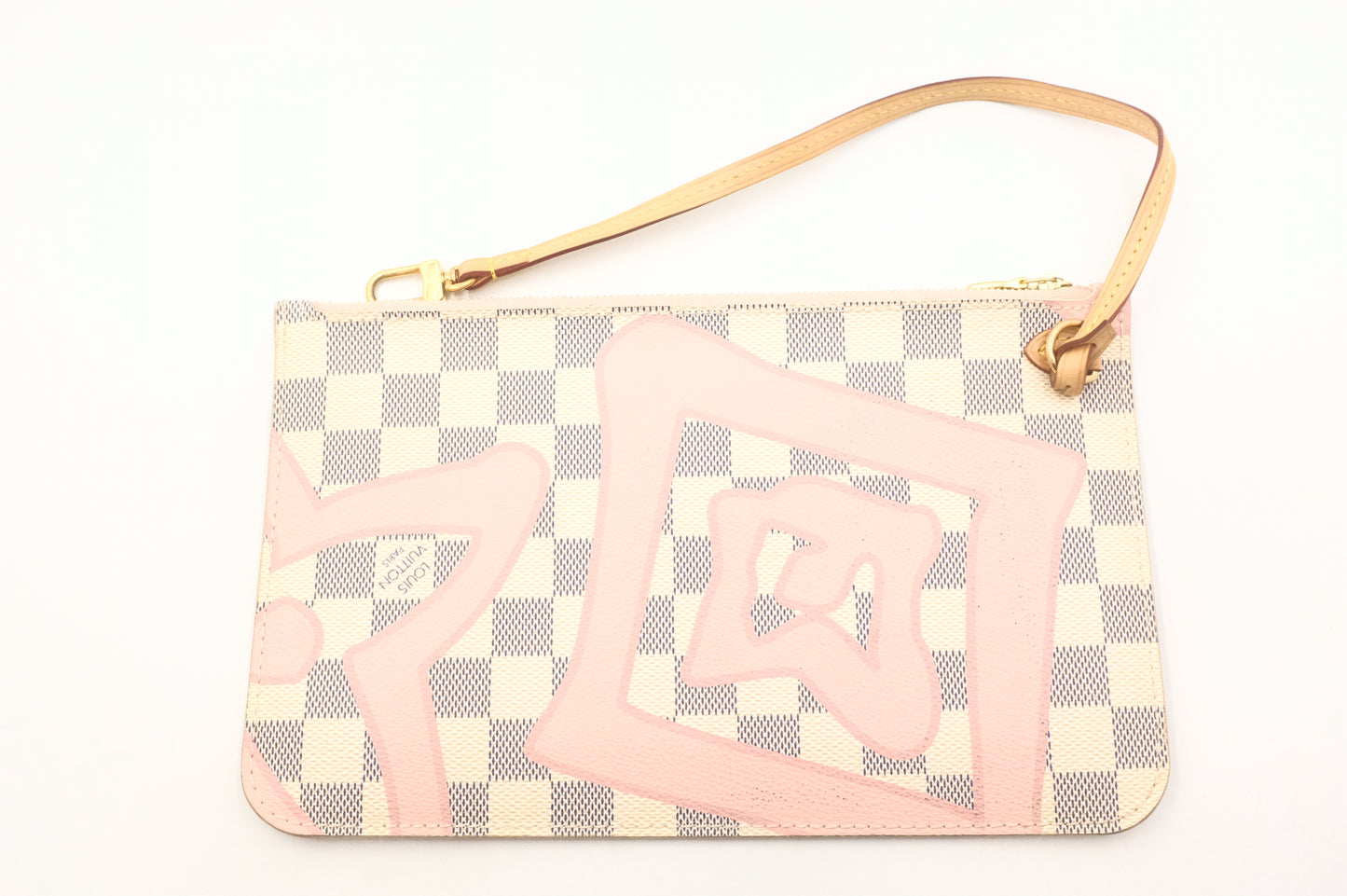 Louis Vuitton Tahitienne Neverfull MM in Damier Azur with Rose Ballerine Canvas