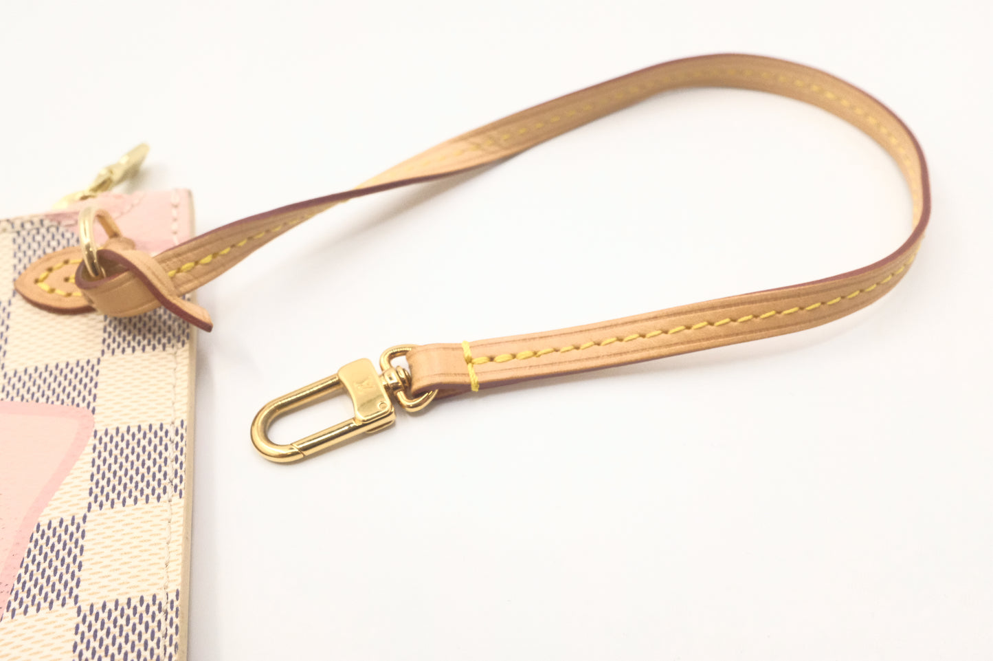 Louis Vuitton Tahitienne Neverfull MM in Damier Azur with Rose Ballerine Canvas