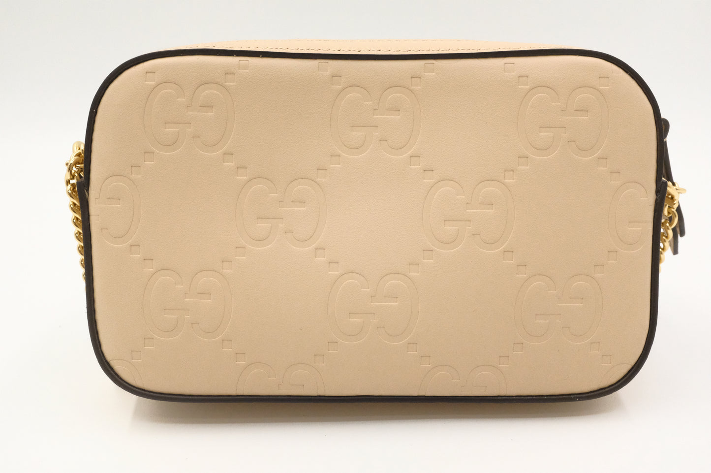 Gucci Mini Shoulder Bag in Ivory Leather