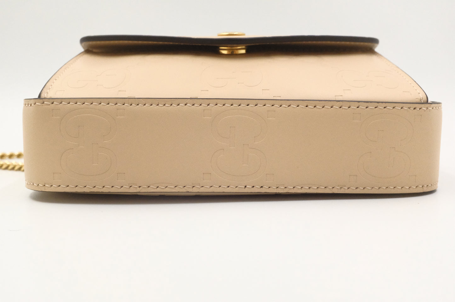 Gucci Mini Shoulder Bag in Ivory Leather