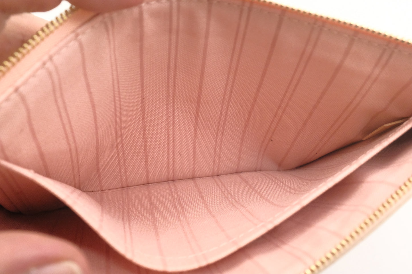 Louis Vuitton Tahitienne Neverfull MM in Damier Azur with Rose Ballerine Canvas