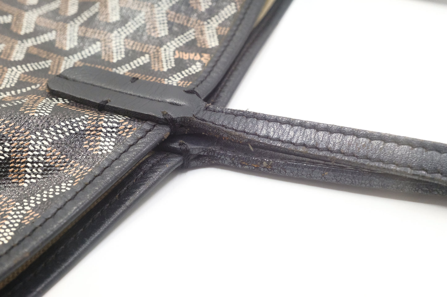 Goyard Saint Louis PM in Black Goyardine Canvas