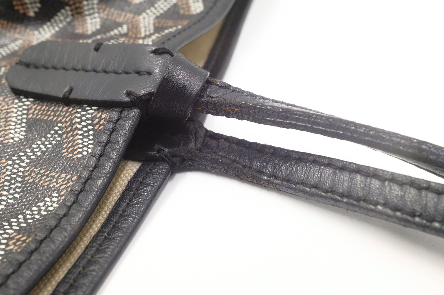 Goyard Saint Louis PM in Black Goyardine Canvas