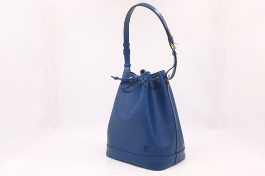 Louis Vuitton Noe in Blue Epi Leather