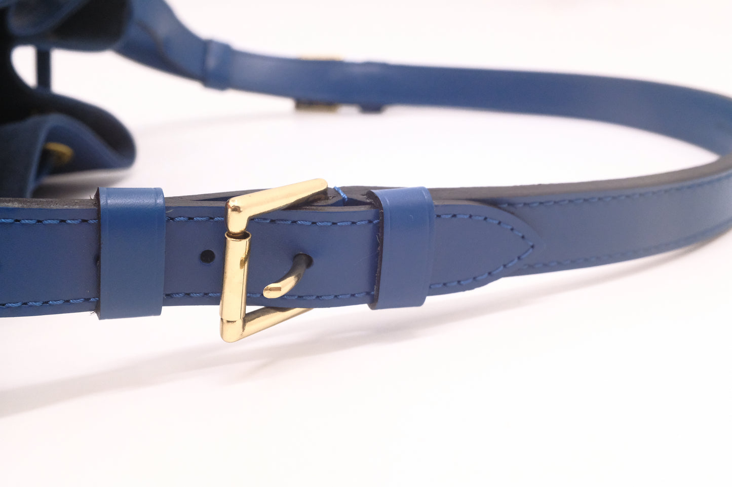 Louis Vuitton Noe in Blue Epi Leather