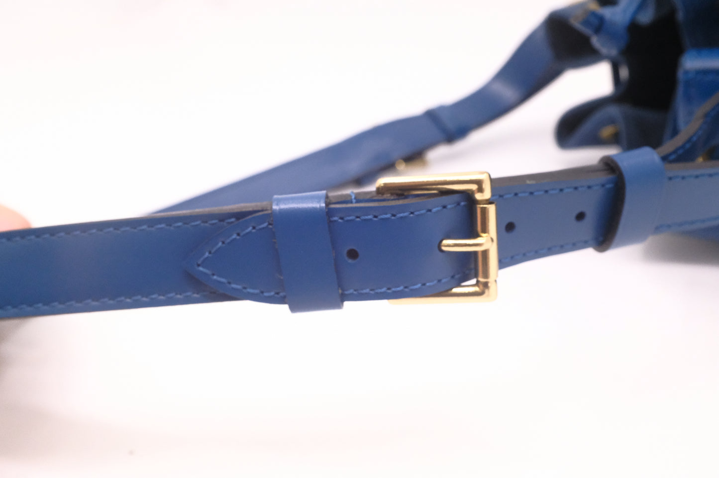 Louis Vuitton Noe in Blue Epi Leather