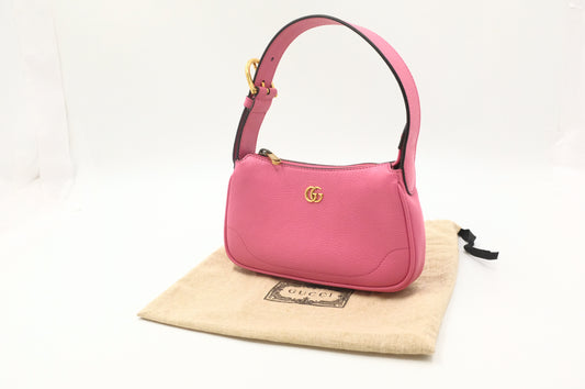 Gucci Small Aphrodite in Pink Leather