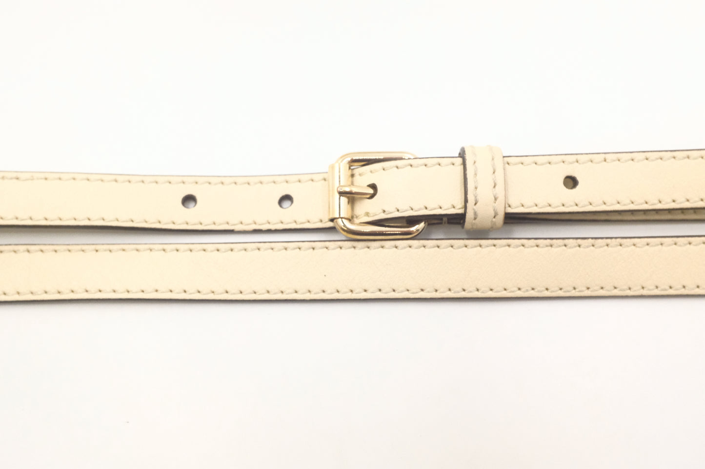Gucci Mini Dome Shoulder Bag in White Micro Guccissima Leather