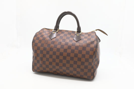 Louis Vuitton Speedy 30 in Damier Ebene Canvas