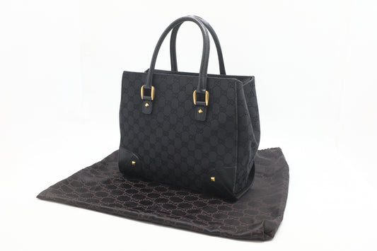 Gucci Handbag in Black GG Canvas