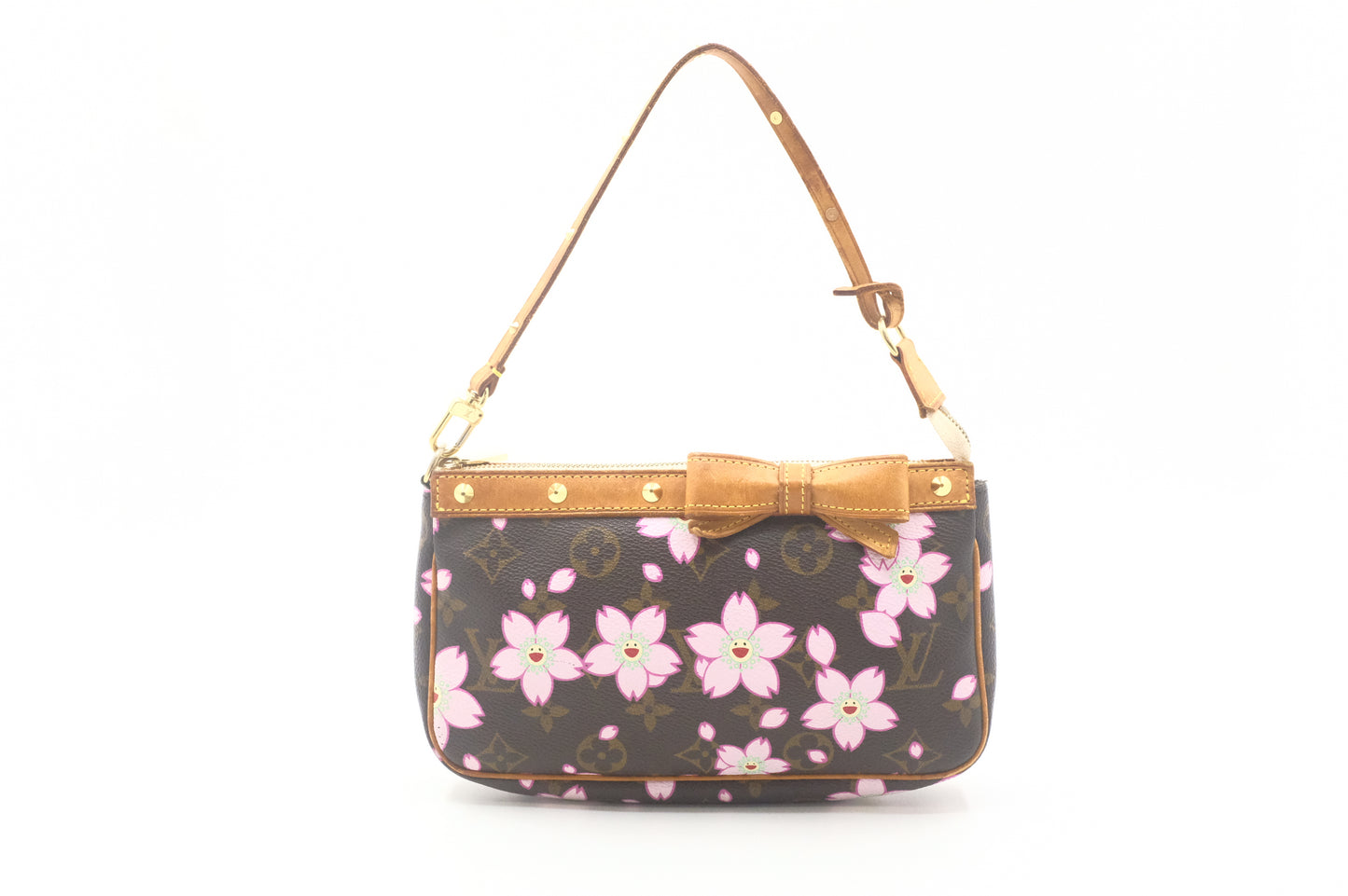 Louis Vuitton x Takashi Murakami Pochette Accessoires in Cherry Blossom Monogram Canvas
