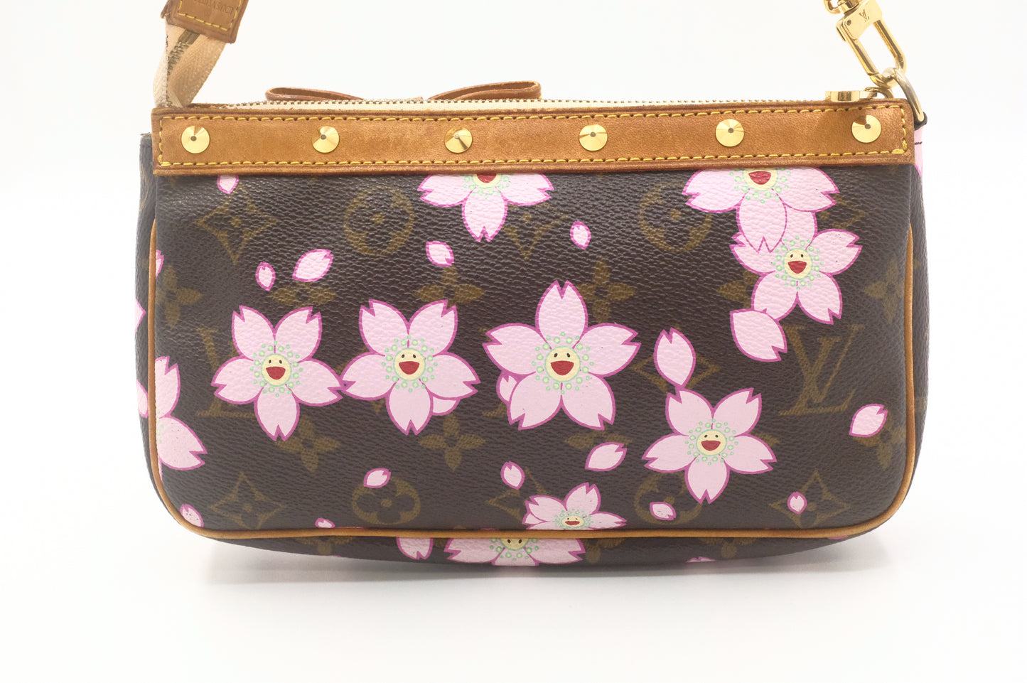 Louis Vuitton x Takashi Murakami Pochette Accessoires in Cherry Blossom Monogram Canvas
