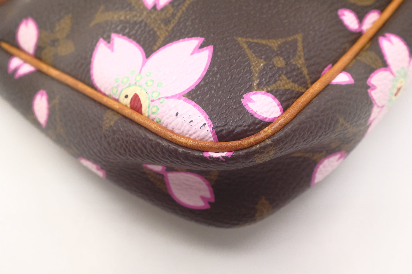 Louis Vuitton x Takashi Murakami Pochette Accessoires in Cherry Blossom Monogram Canvas