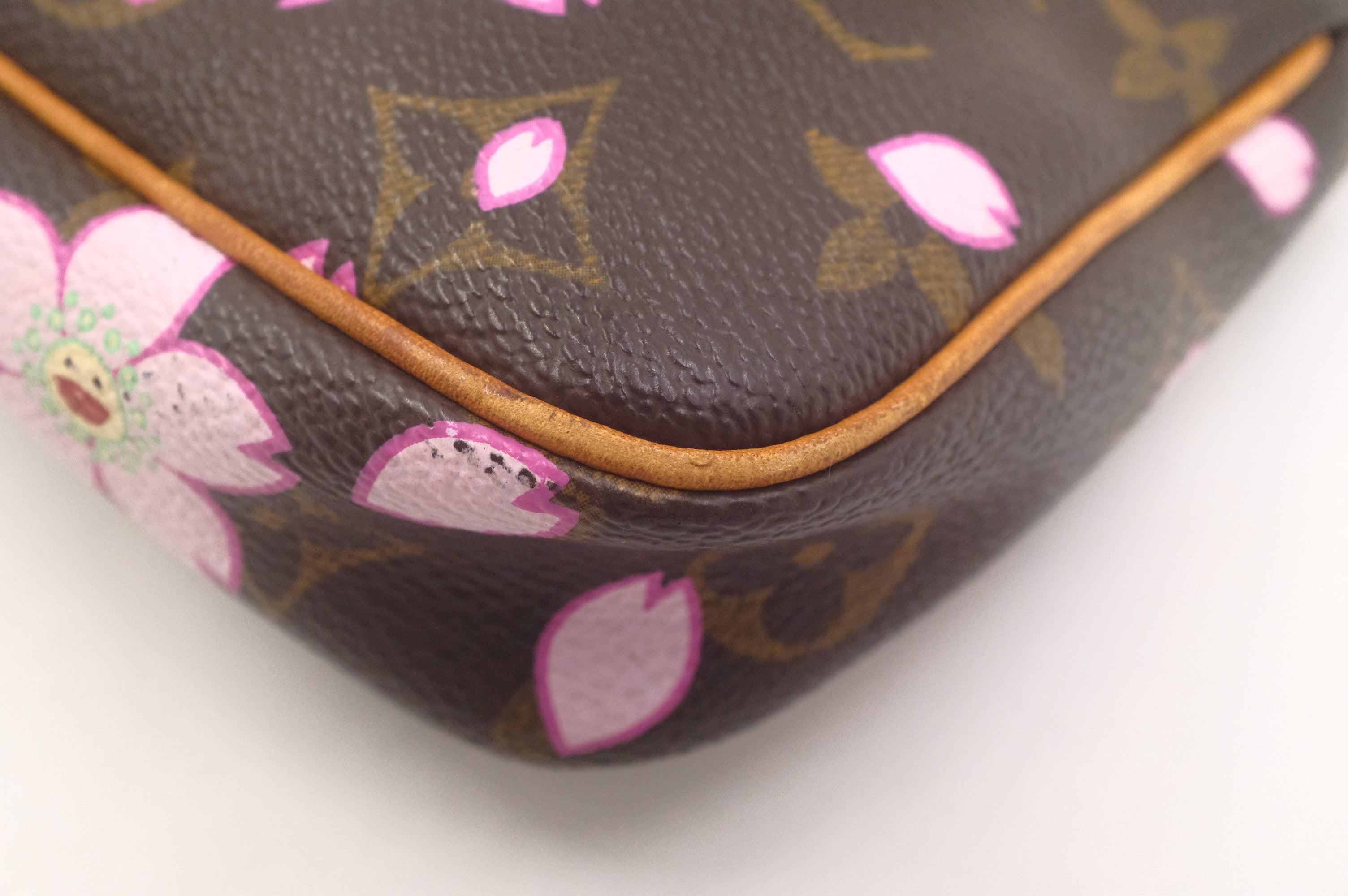 Louis Vuitton x Takashi Murakami Pochette Accessoires in Cherry