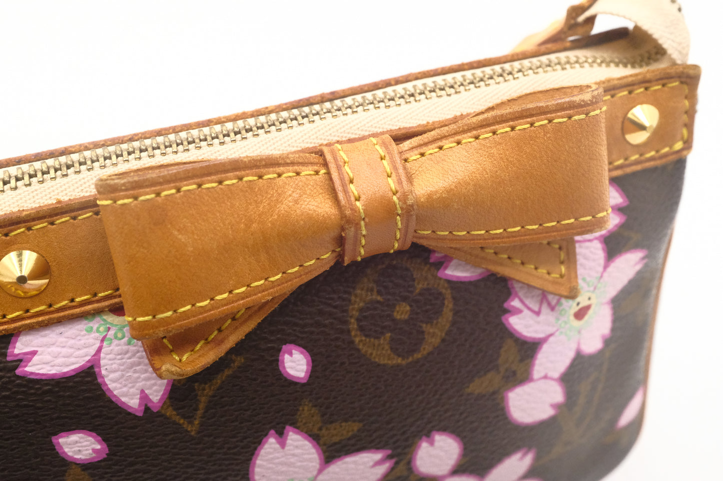 Louis Vuitton x Takashi Murakami Pochette Accessoires in Cherry Blossom Monogram Canvas