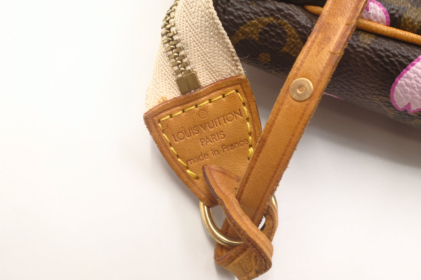 Louis Vuitton x Takashi Murakami Pochette Accessoires in Cherry Blossom Monogram Canvas