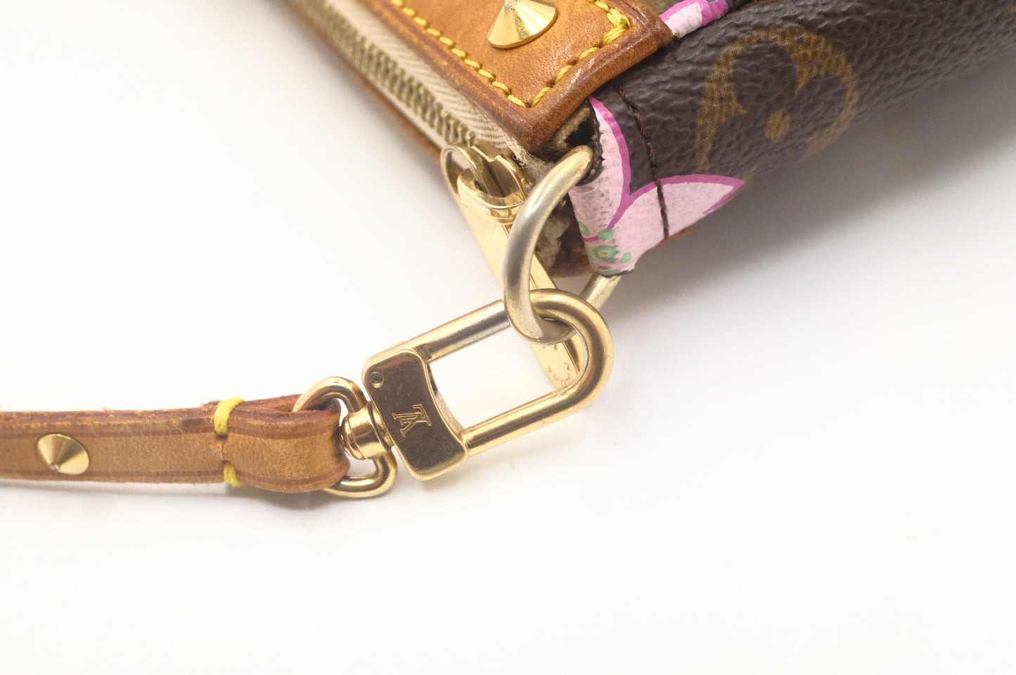 Louis Vuitton x Takashi Murakami Pochette Accessoires in Cherry Blossom Monogram Canvas
