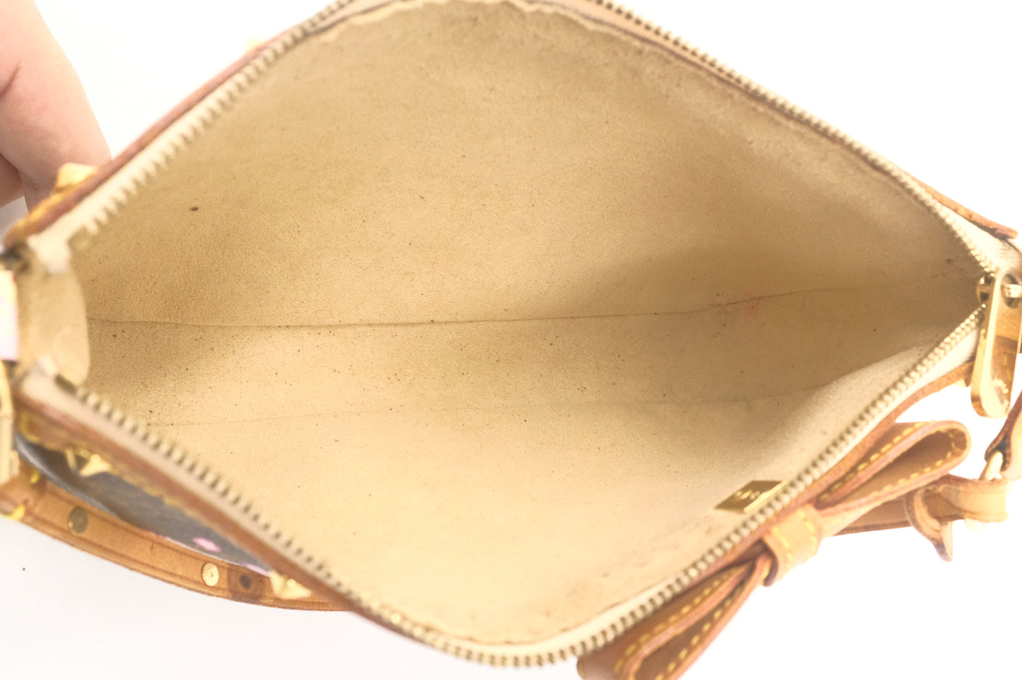 Louis Vuitton x Takashi Murakami Pochette Accessoires in Cherry Blossom Monogram Canvas