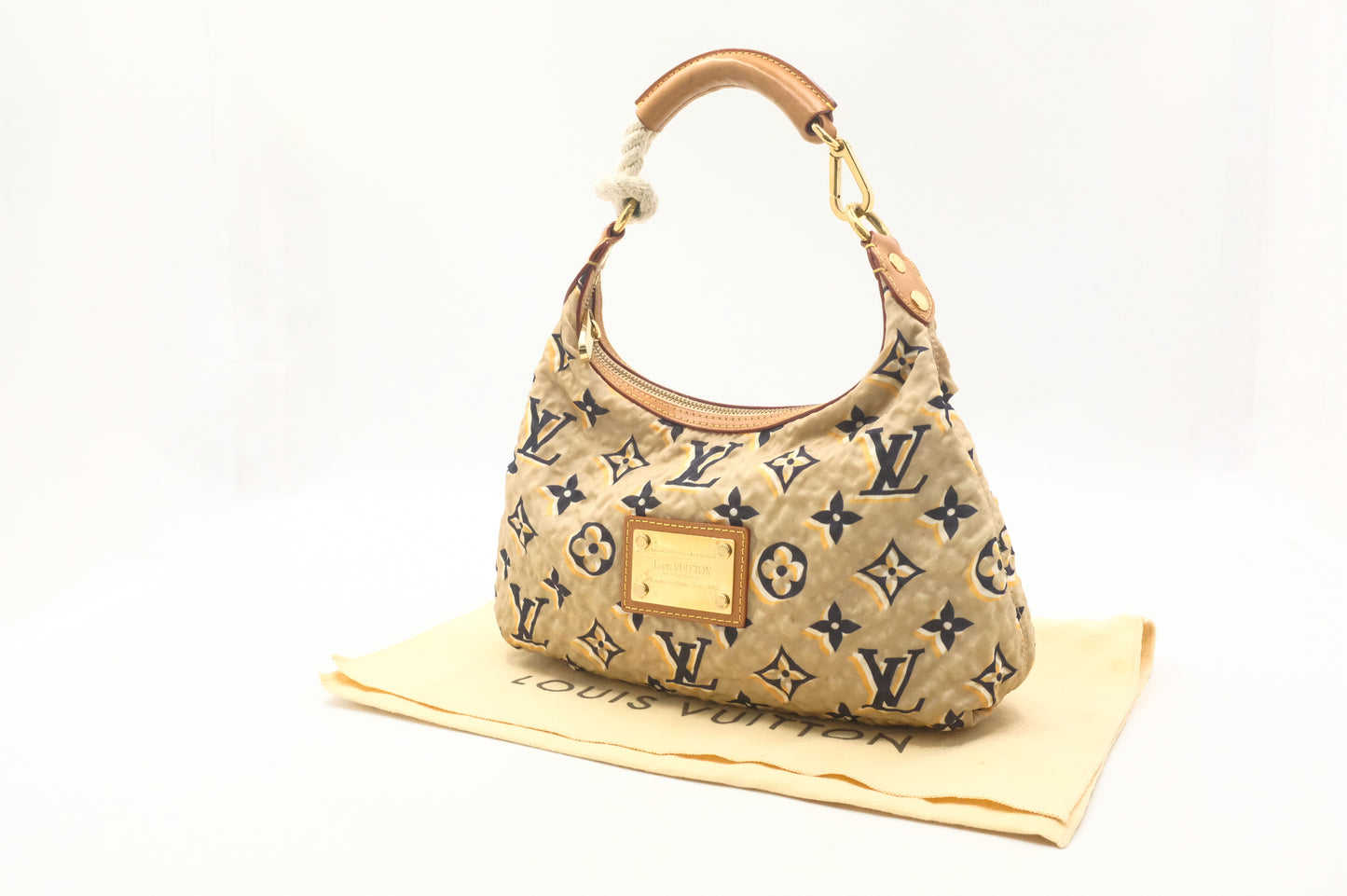 Louis Vuitton Bulle PM in Beige Monogram Nylon
