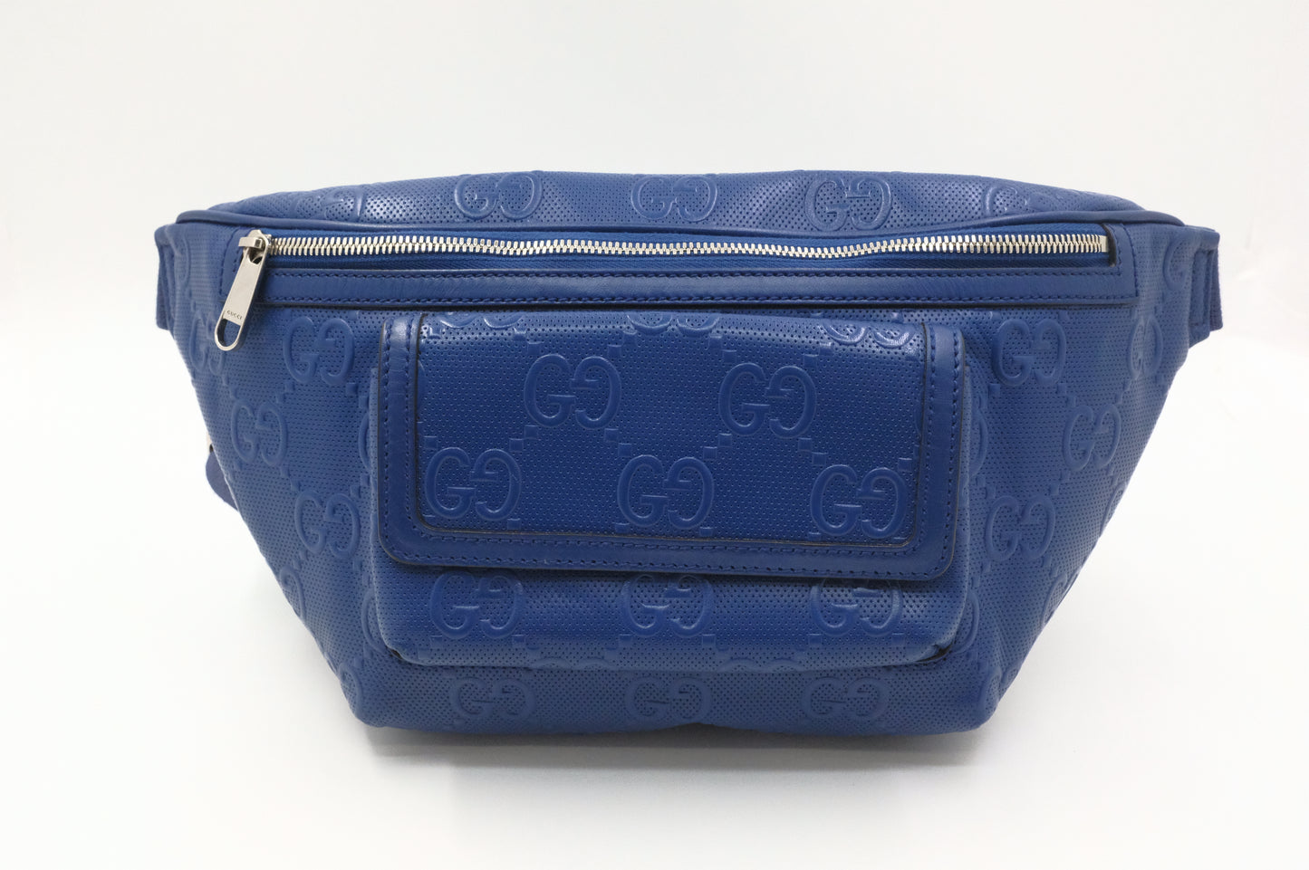 Gucci Belt Bag in Blue GG Leather