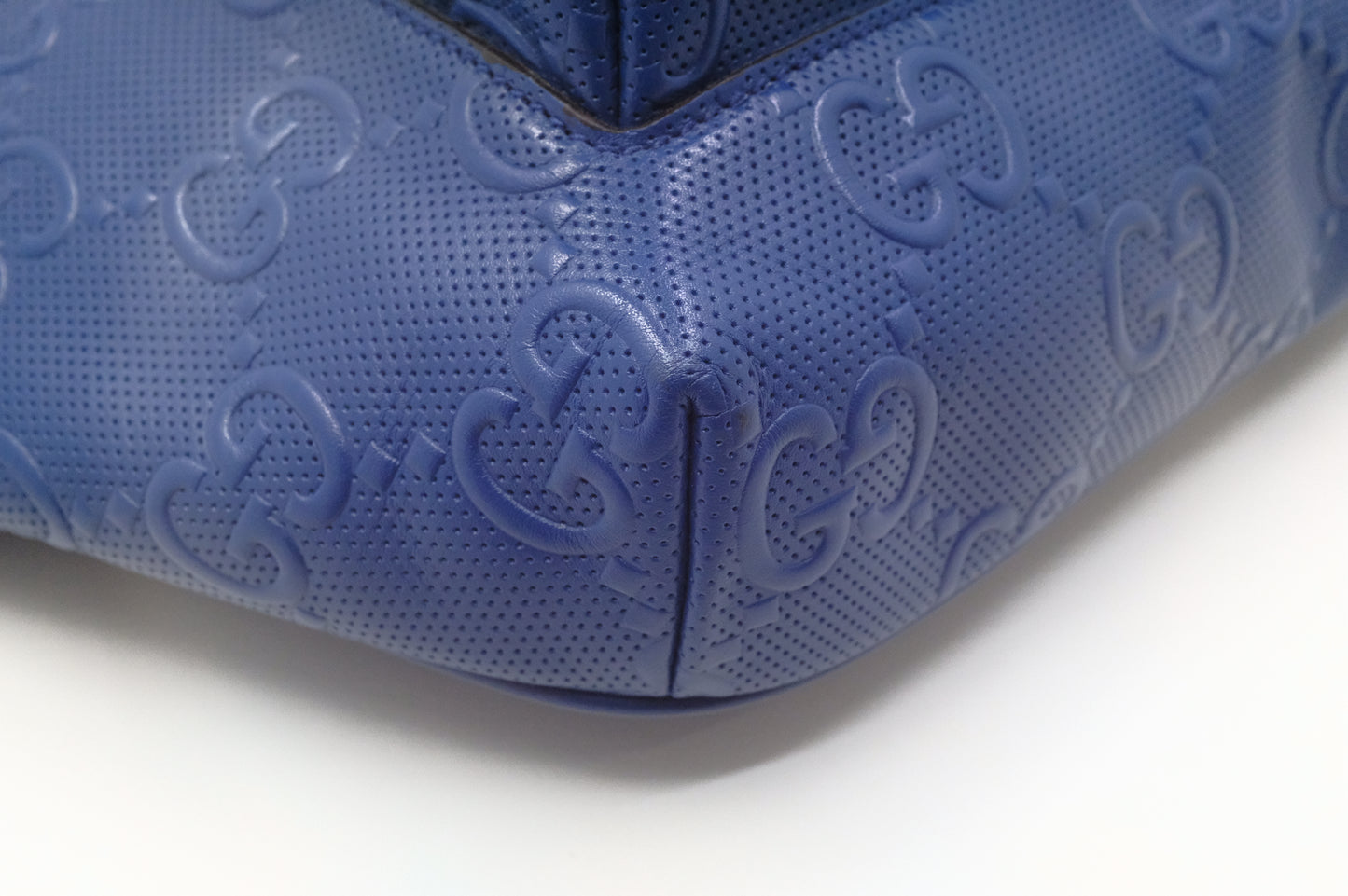 Gucci Belt Bag in Blue GG Leather