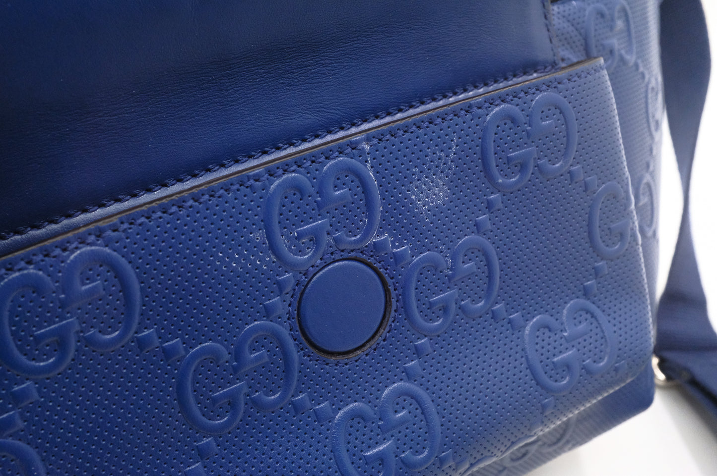 Gucci Belt Bag in Blue GG Leather