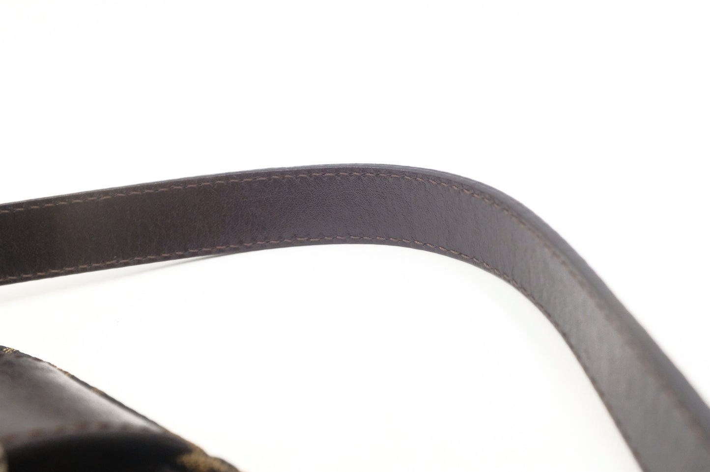 Fendi Double Flap Baguette in Zucca Canvas