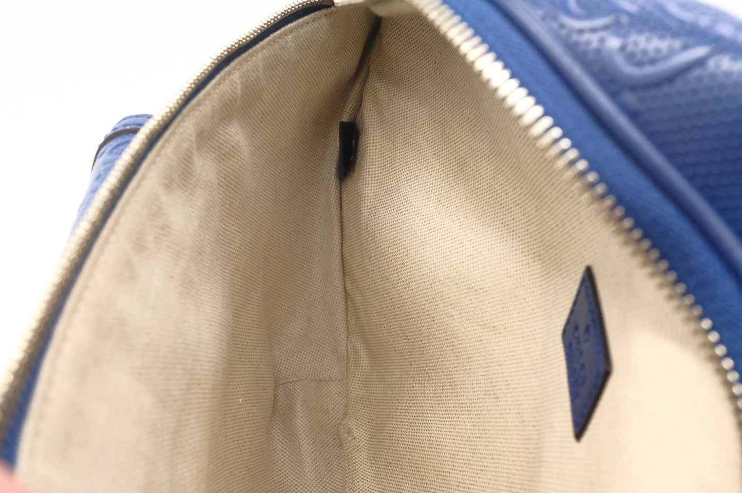 Gucci Belt Bag in Blue GG Leather