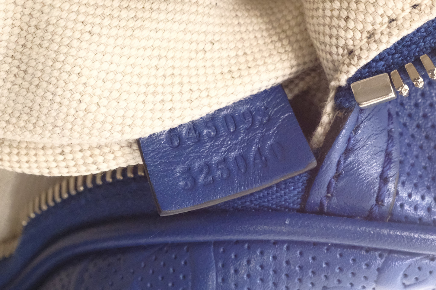 Gucci Belt Bag in Blue GG Leather