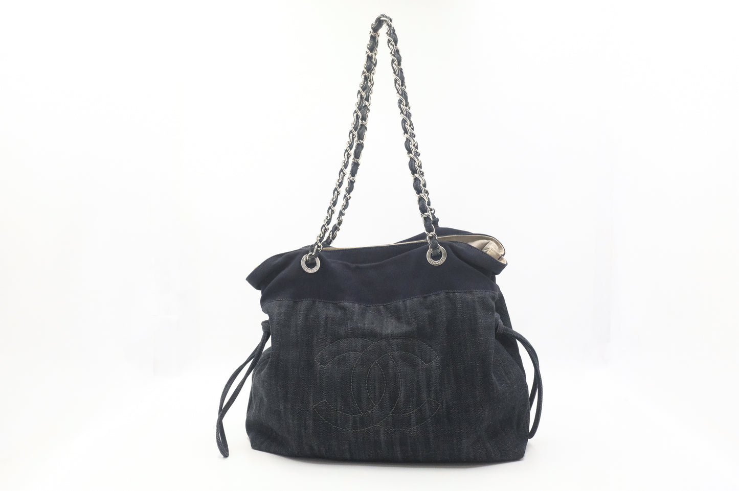 Chanel CC Chain Shoulder Bag in Denim