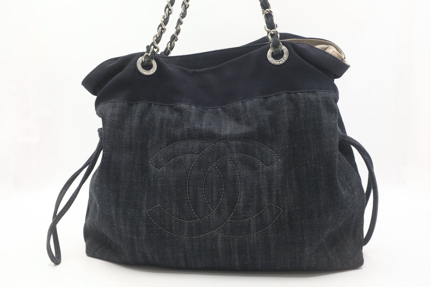 Chanel CC Chain Shoulder Bag in Denim
