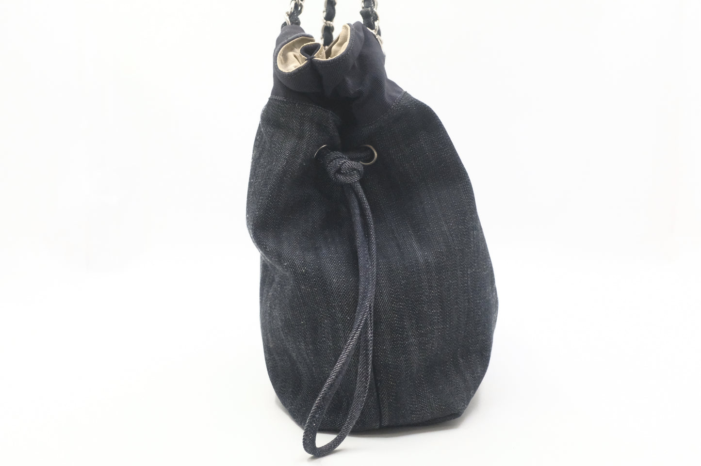 Chanel CC Chain Shoulder Bag in Denim