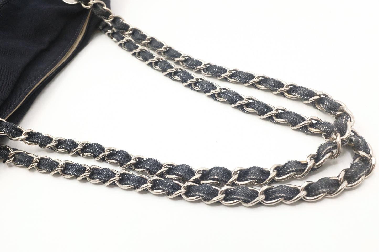 Chanel CC Chain Shoulder Bag in Denim