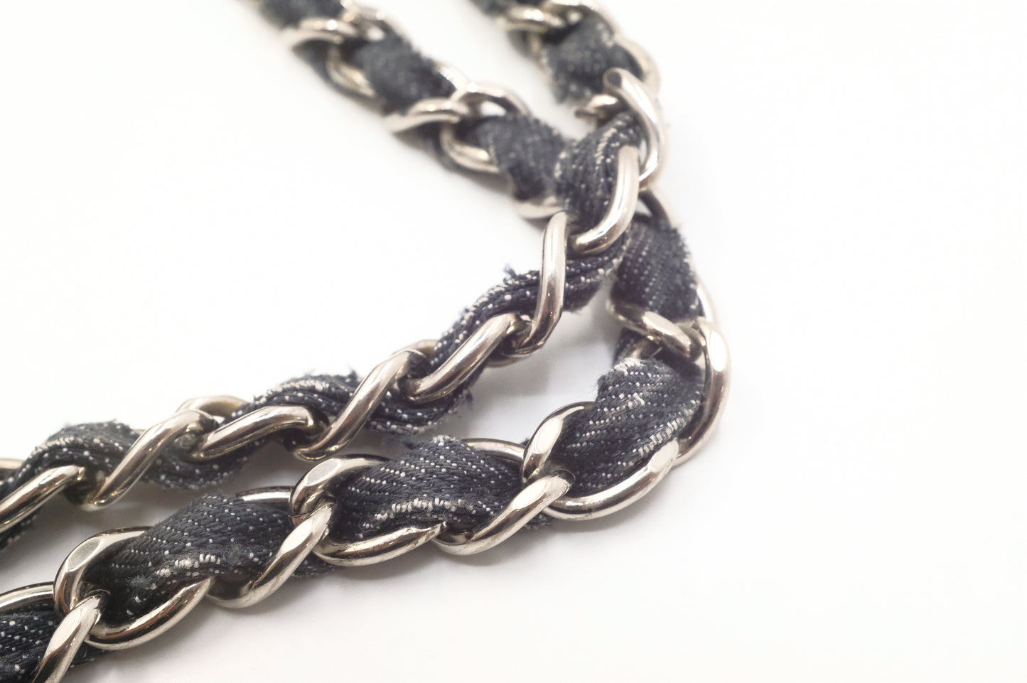 Chanel CC Chain Shoulder Bag in Denim