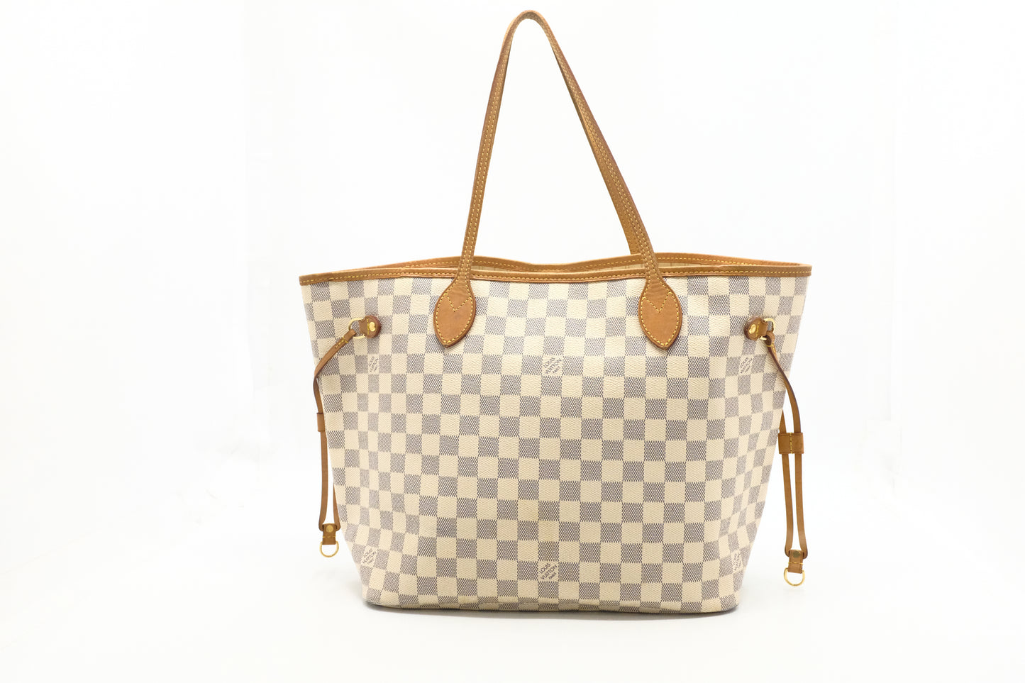 Louis Vuitton Neverfull MM in Damier Azur Canvas