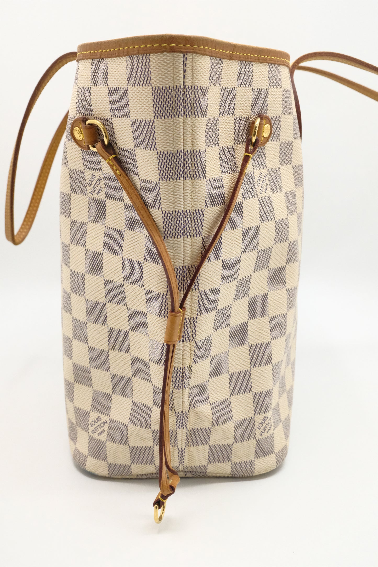 Louis Vuitton Neverfull MM in Damier Azur Canvas