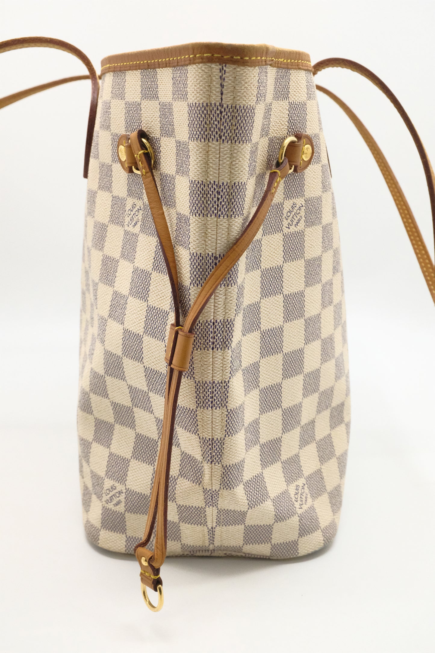Louis Vuitton Neverfull MM in Damier Azur Canvas