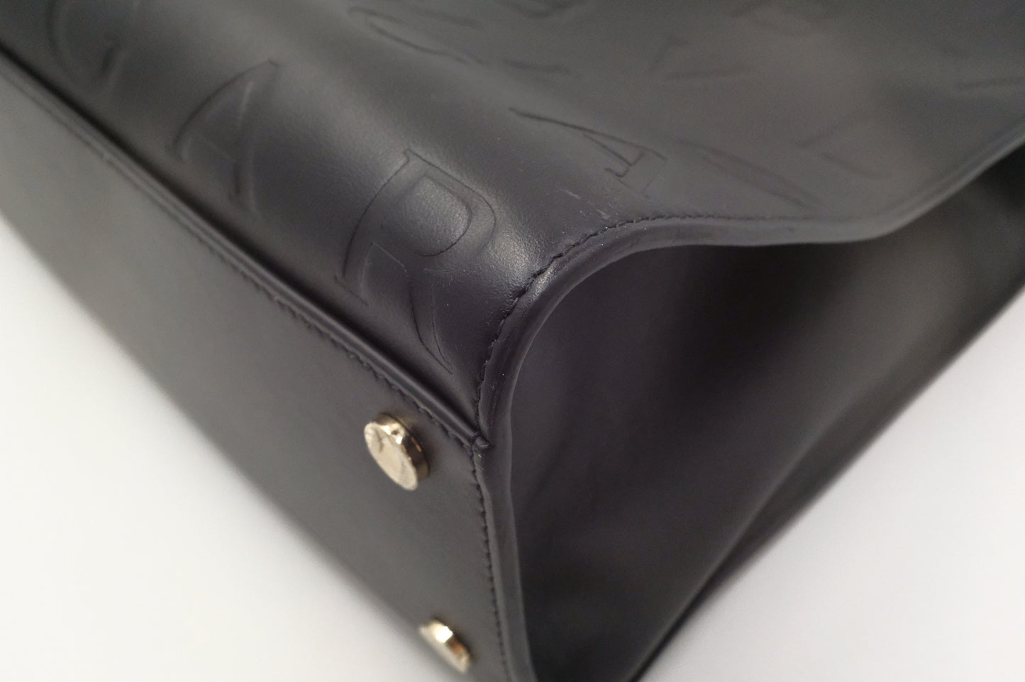 Bvlgari Inifinitum Tote in Black Leather