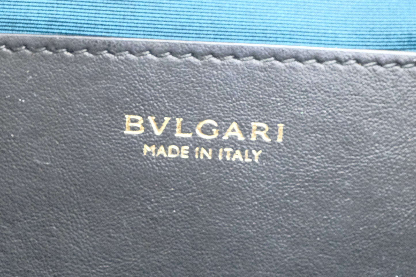 Bvlgari Inifinitum Tote in Black Leather