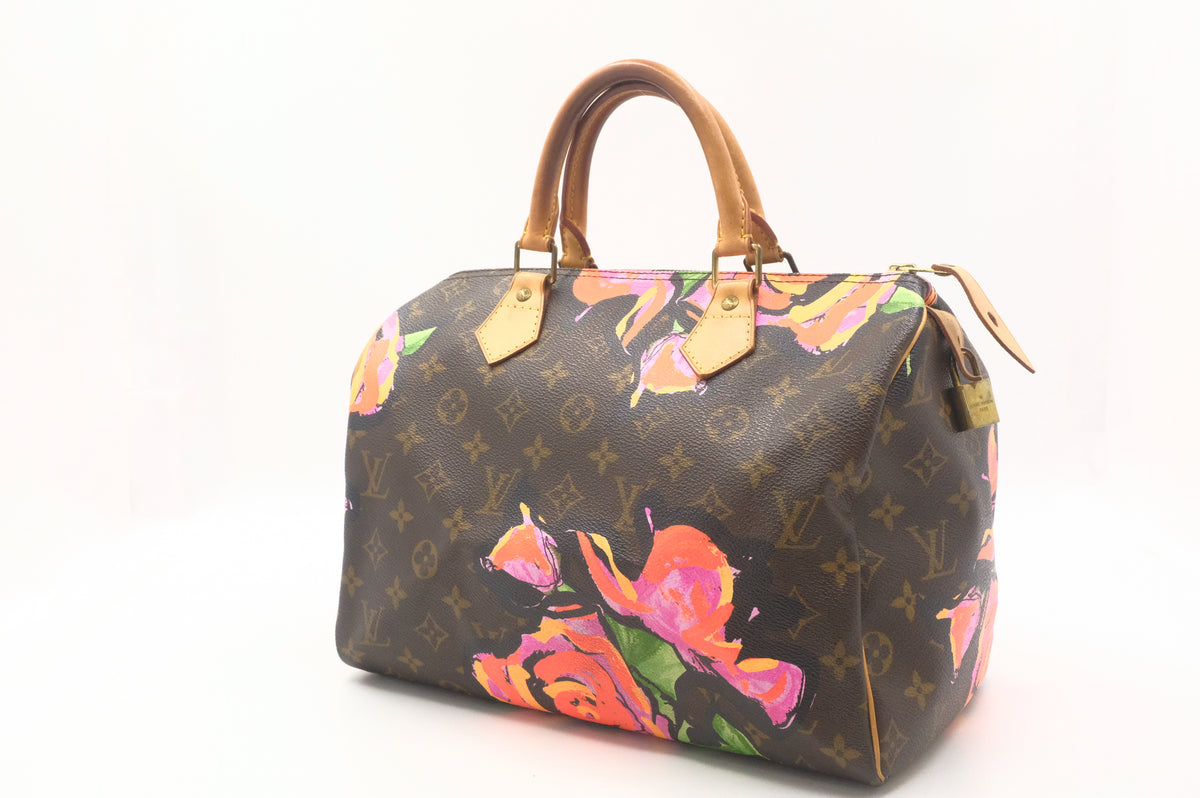 Louis Vuitton x Stephen Sprouse Speedy 30 in Roses Monogram Canvas