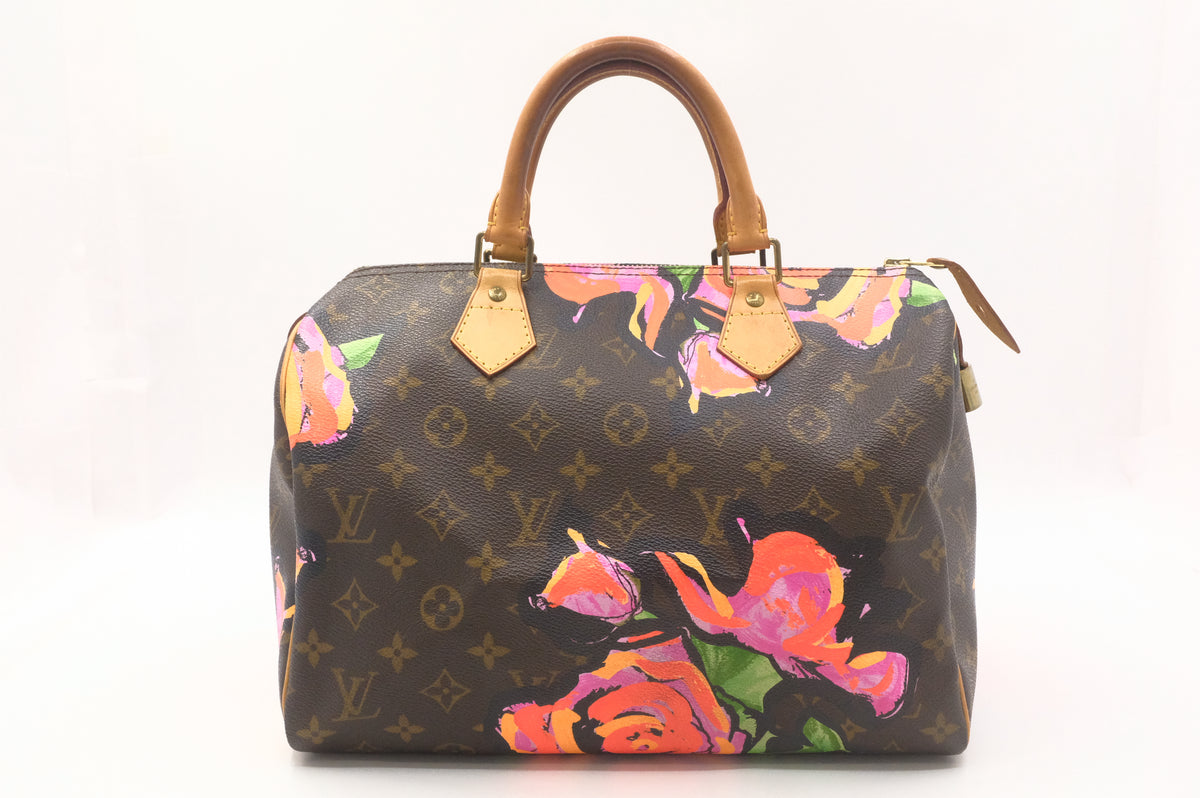Louis Vuitton x Stephen Sprouse Speedy 30 in Roses Monogram Canvas