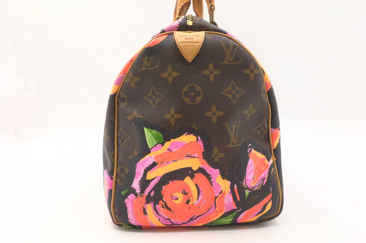 Louis Vuitton x Stephen Sprouse Speedy 30 in Roses Monogram Canvas