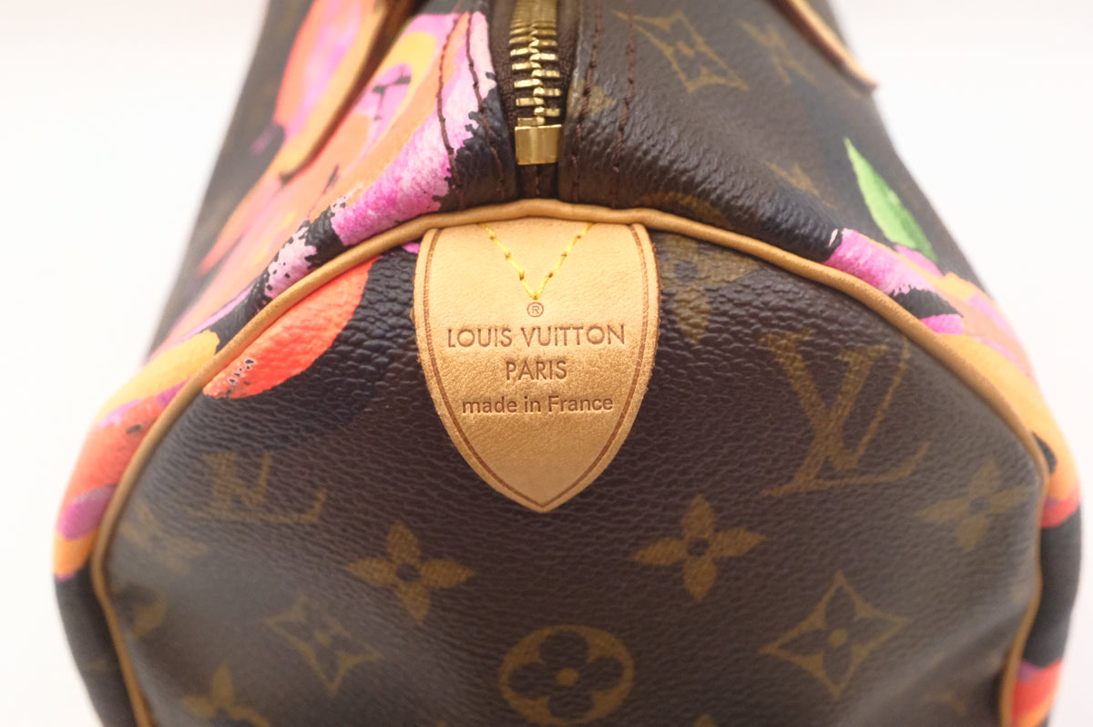 Louis Vuitton x Stephen Sprouse Speedy 30 in Roses Monogram Canvas