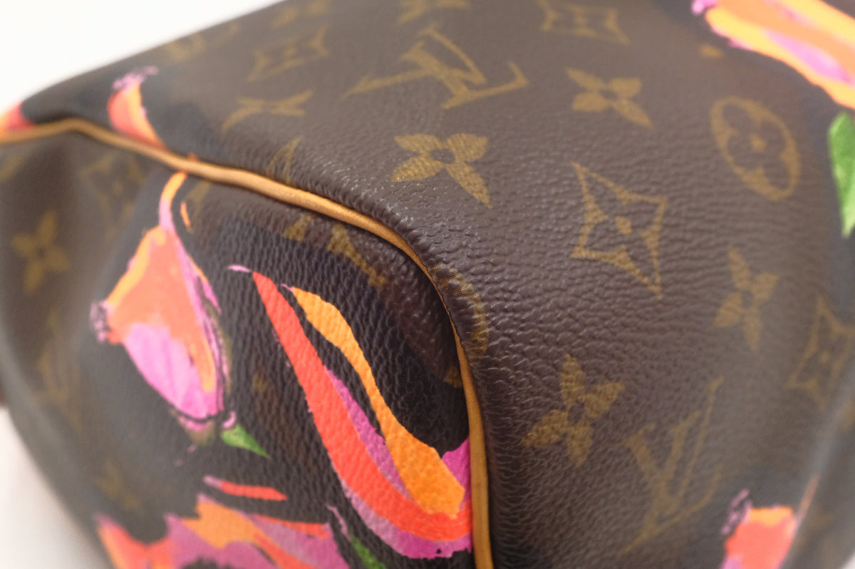 Louis Vuitton x Stephen Sprouse Speedy 30 in Roses Monogram Canvas