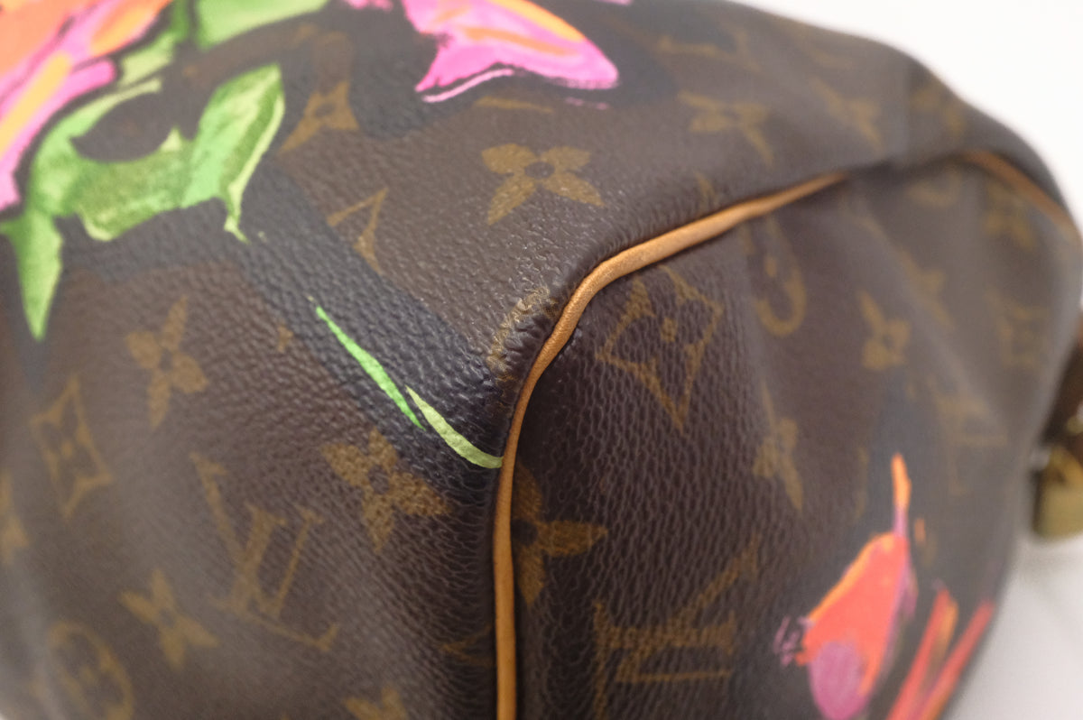 Louis Vuitton x Stephen Sprouse Speedy 30 in Roses Monogram Canvas