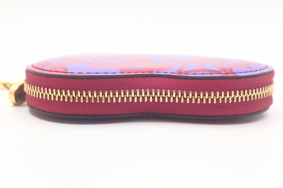 Louis Vuitton Sweet Monogram Heart Zippy in Pink and Purple Vernis Leather