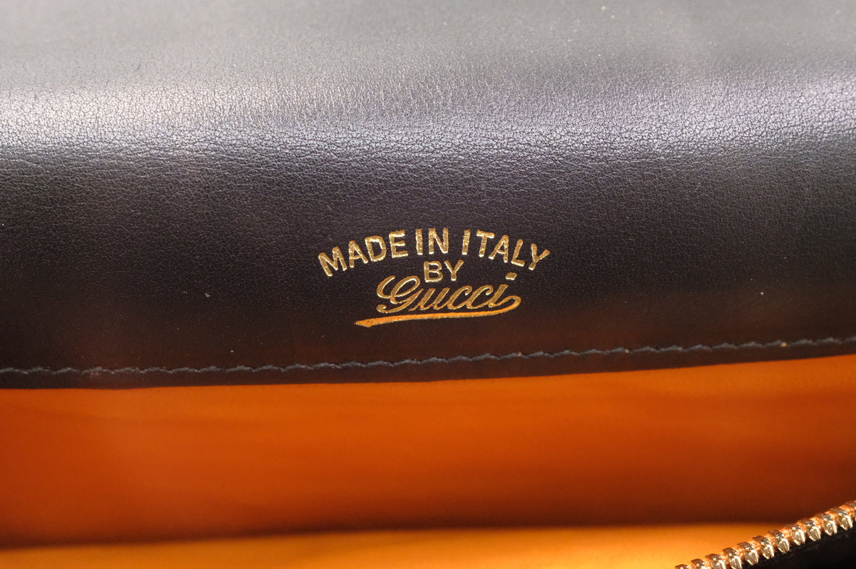 Gucci Handbag in Black Suede