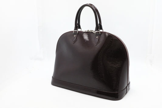Louis Vuitton Alma GM in Burgundy Electric Epi Leather